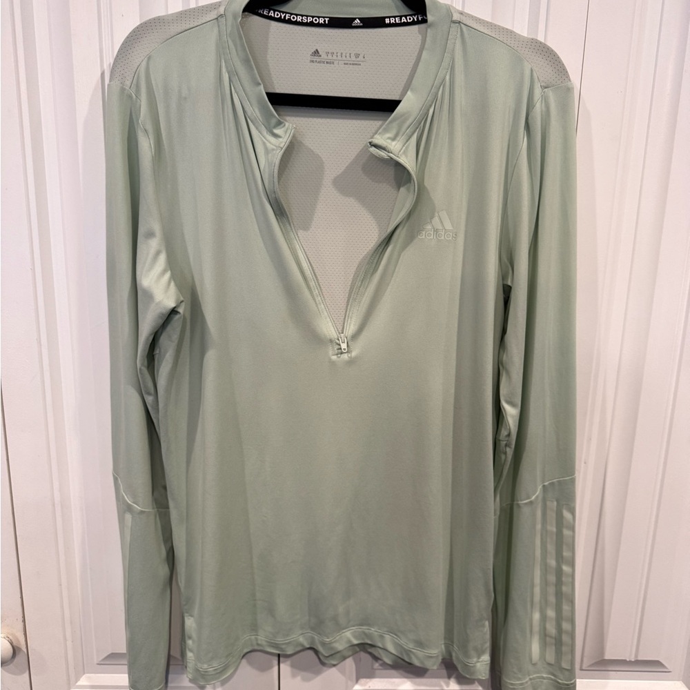 Adidas Women's Mint Long Sleeve Tee Size Small
